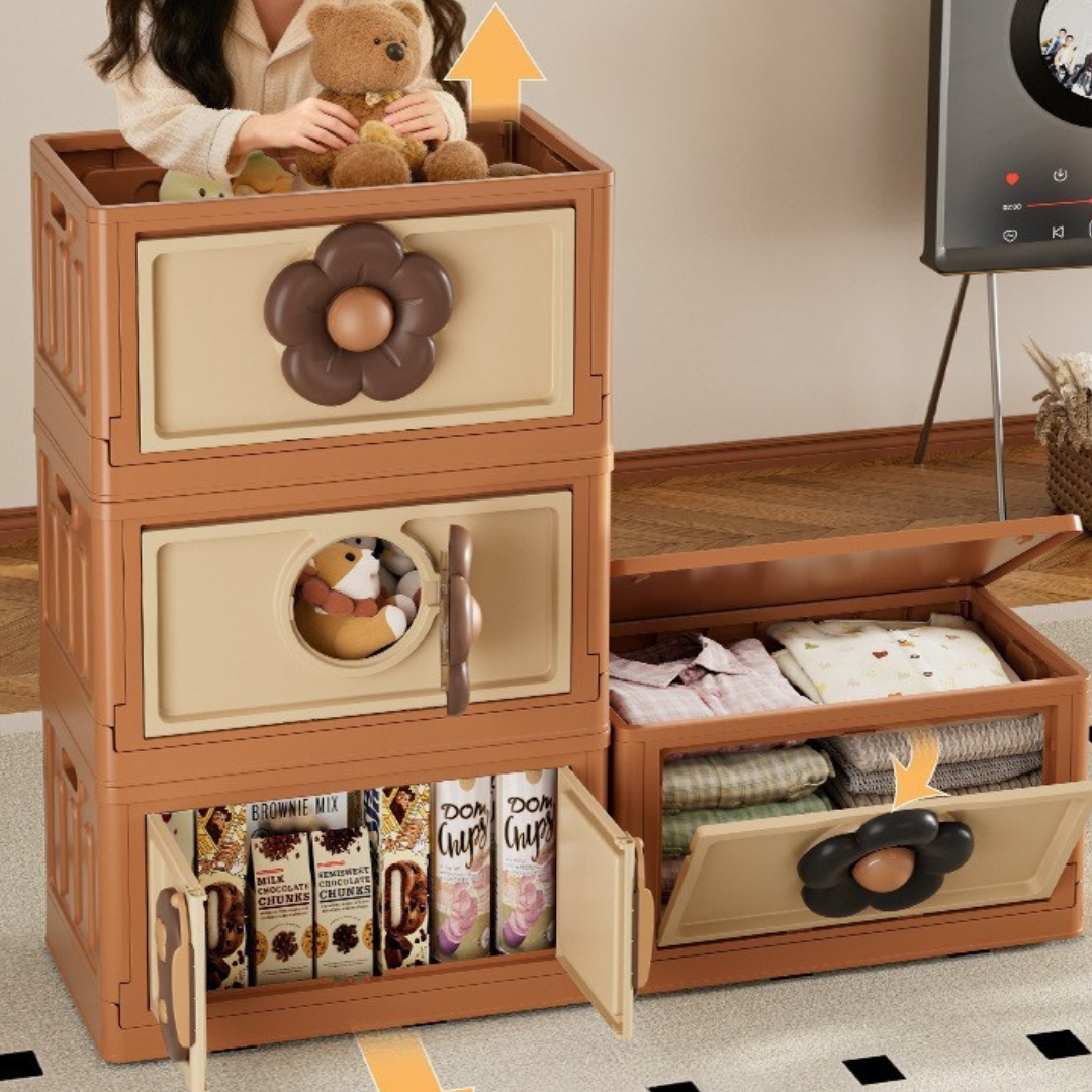 Multipurpose Modular Foldable Large Capacity Storage Cabinet