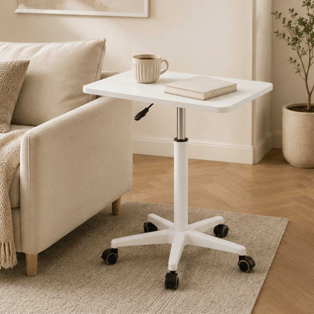 Multi-Purpose Height Adjustable Rolling Table