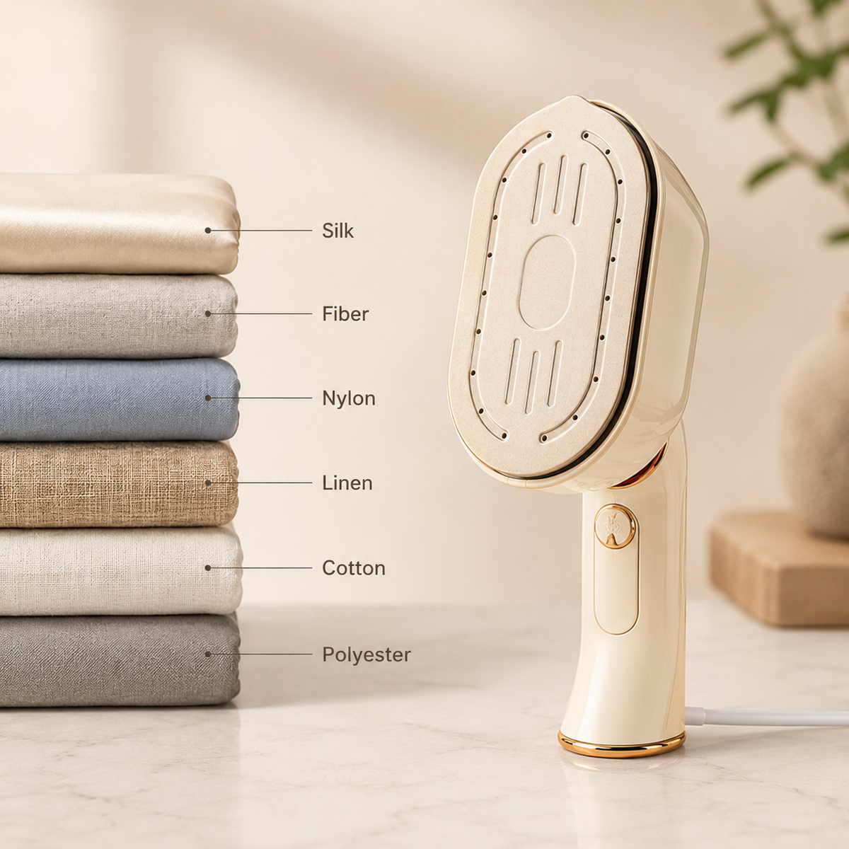HOMERO Foldable Garment Steamer with Dual-Mode Ironing - 150ml Tank