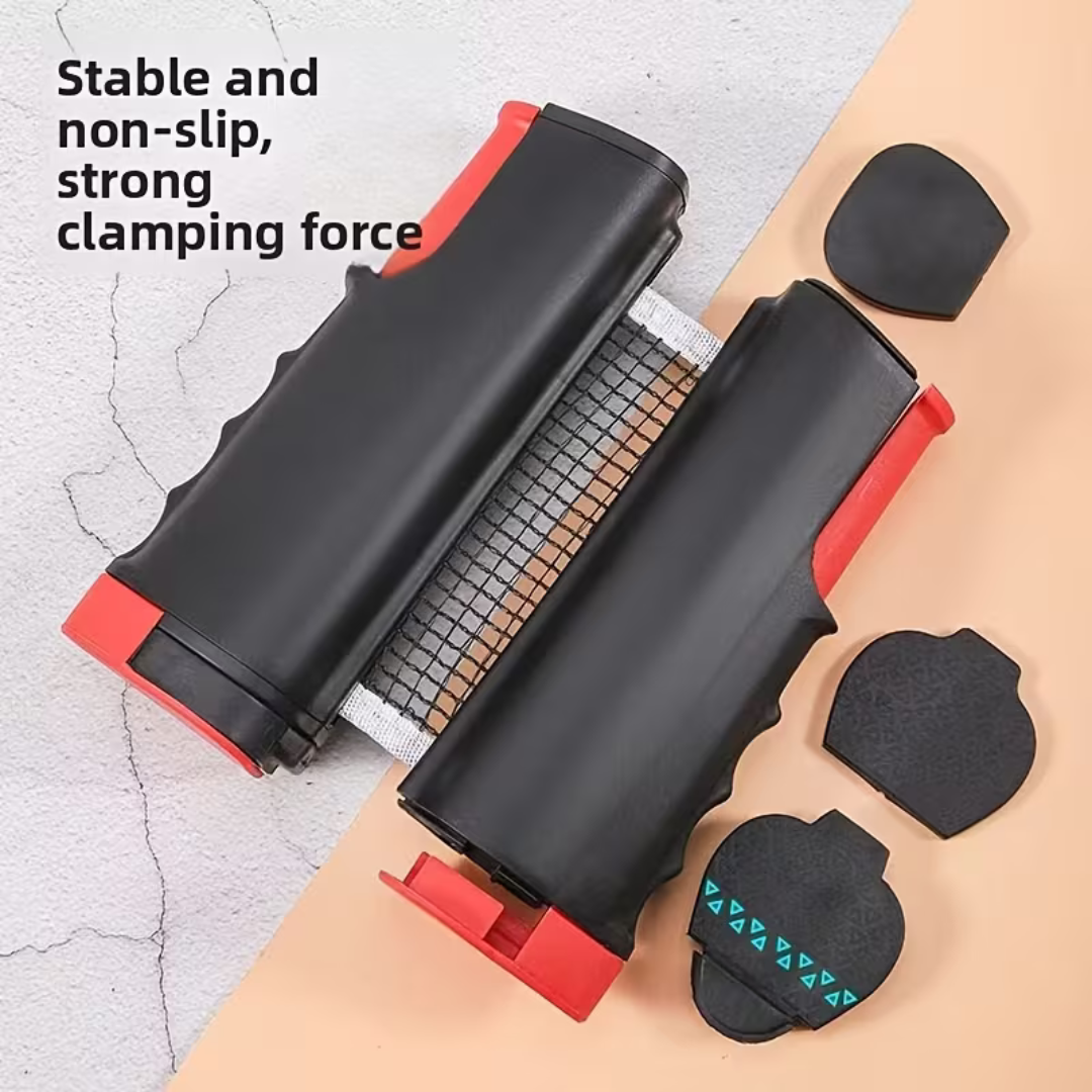 Portable Retractable Table Tennis Net Set with Paddles
