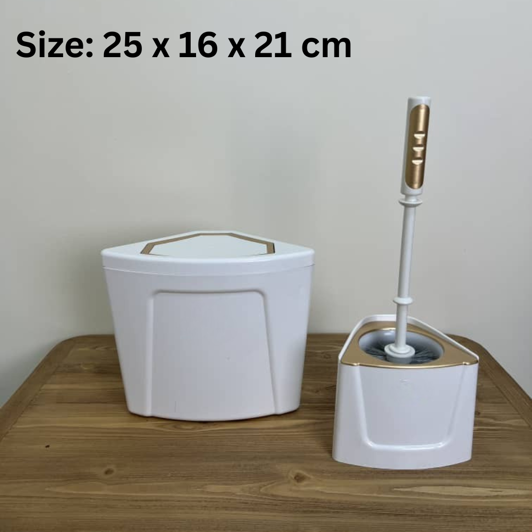 Wall Mounted Bathroom Bucket Brush - 3L