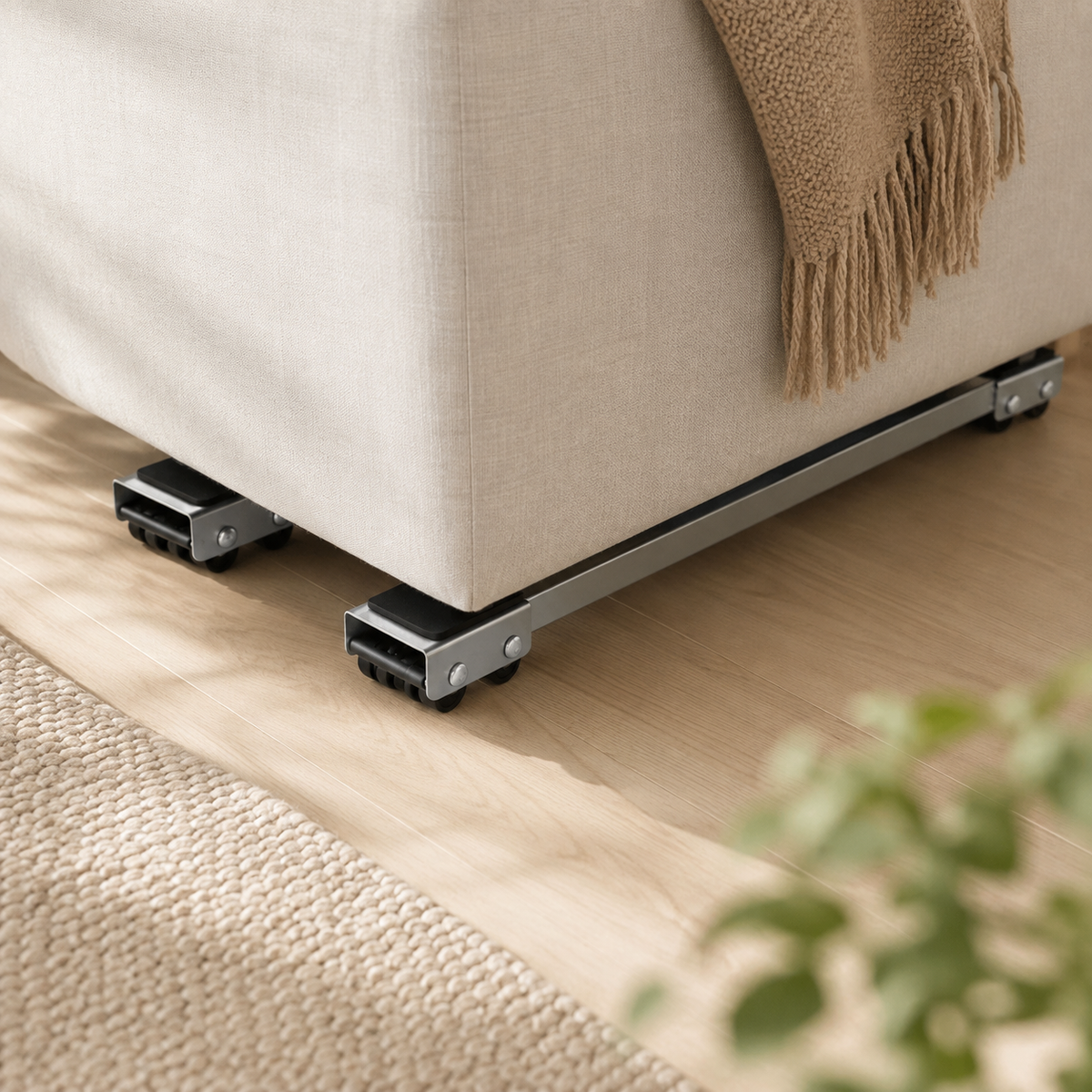 Heavy Duty Appliance Moving Stand with Anti Slip Lockable Roller Base