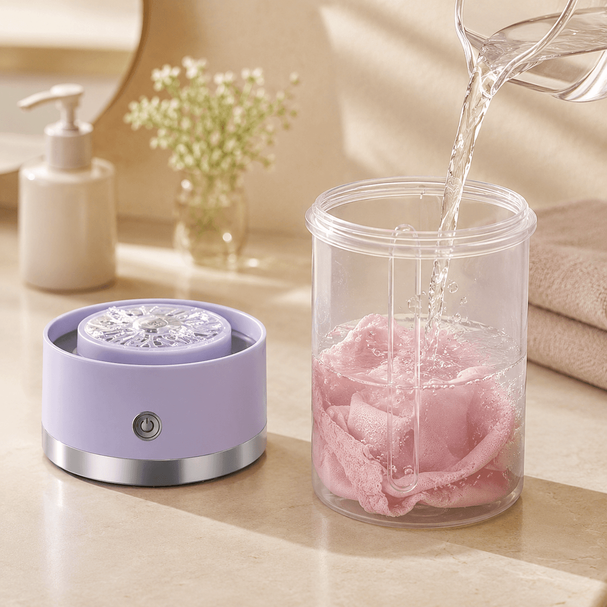 Travel Friendly Wireless Mini Washing Machine