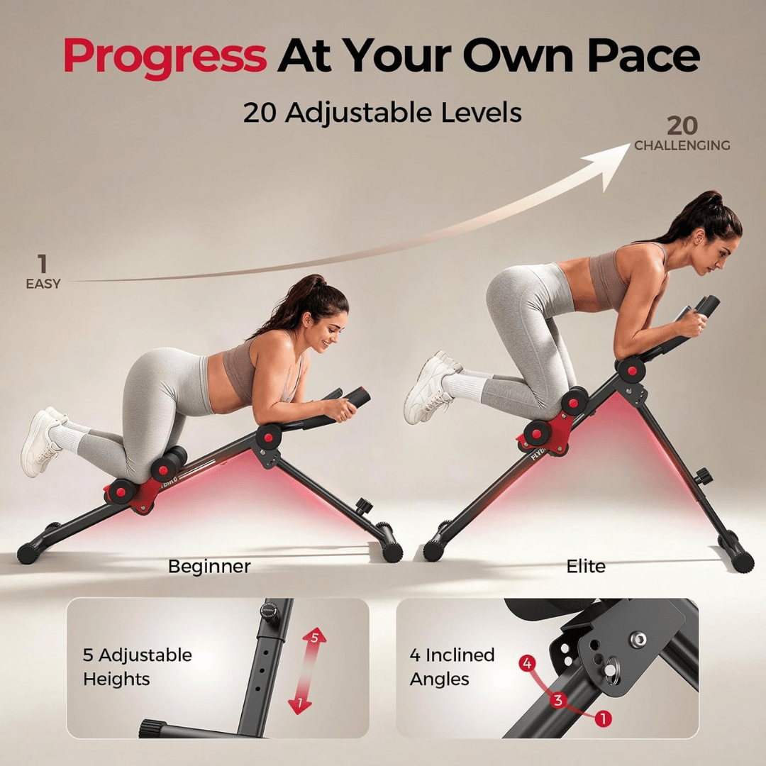 Home Gym Ab Workout Machine With Adjustable Seat