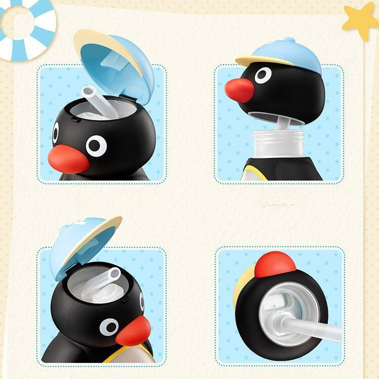 Cute Penguin Leakproof Portable Water Bottle for Kids