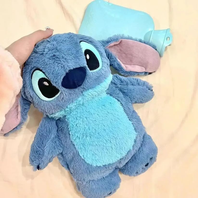 Homero Cartoon Cute Stitch Plush Hot Water Bottle