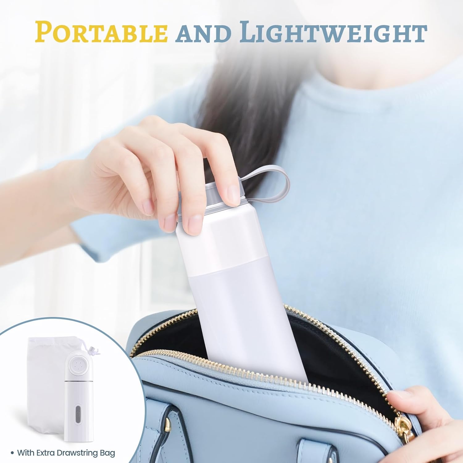 HOMERO Compact Rechargeable Electric Portable Bidet Set - 350ml