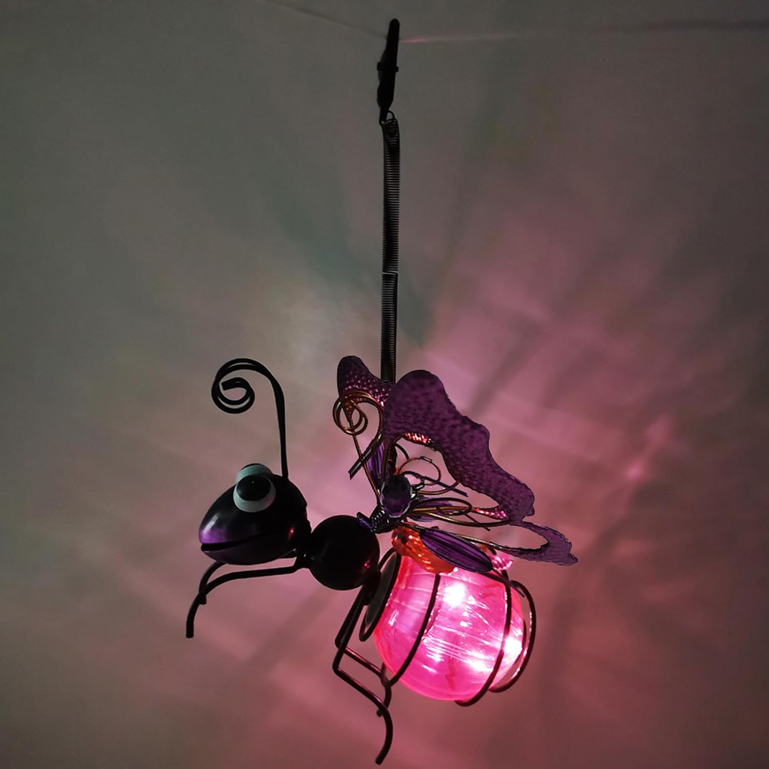 LED Solar Hanging Insect Garden Outdoor Decorative Light