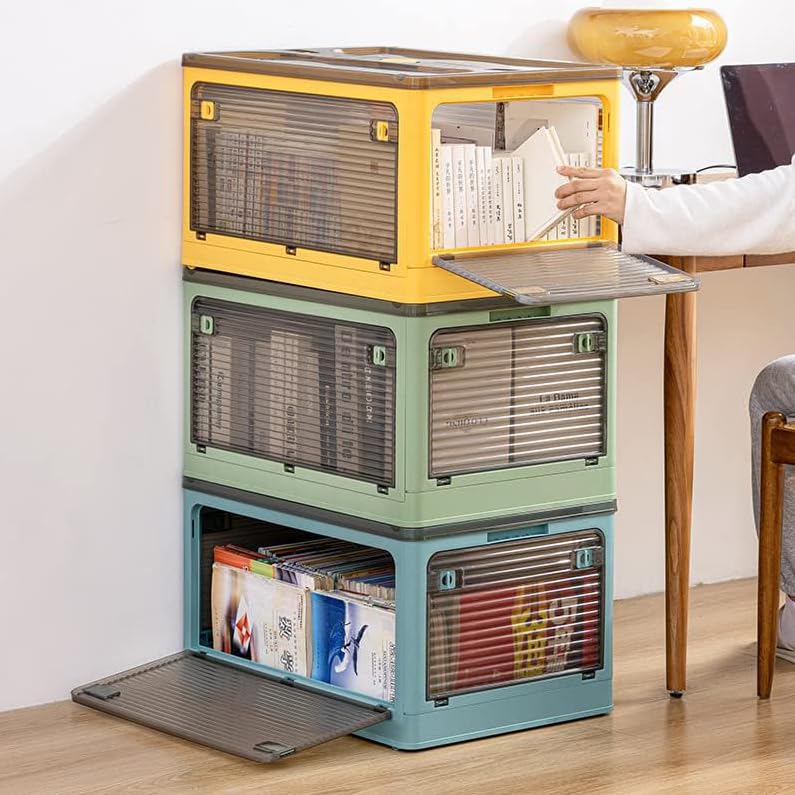 Multi-Purpose Foldable Storage Organizer Box with Wheels