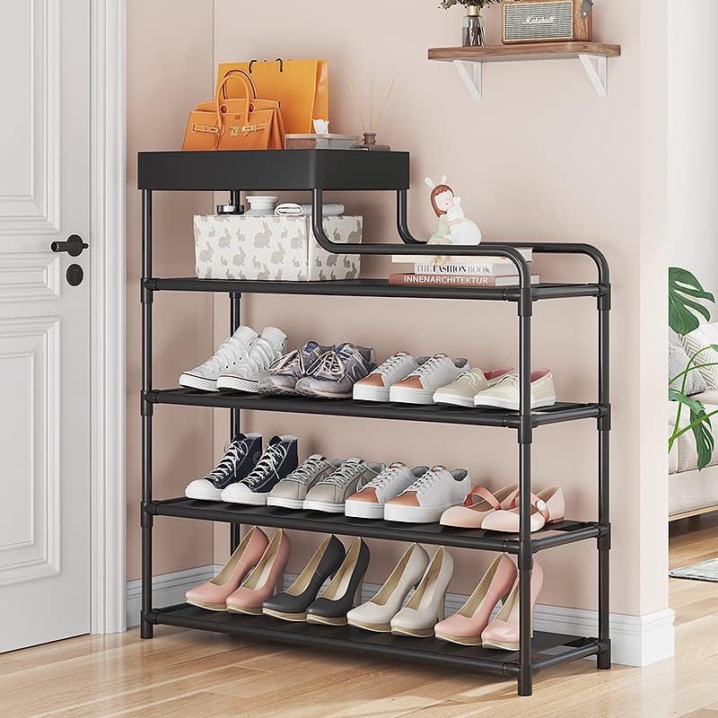 5 Layer Multipurpose Metal Shelving Cabinet Shoe Storage  Rack Organizer