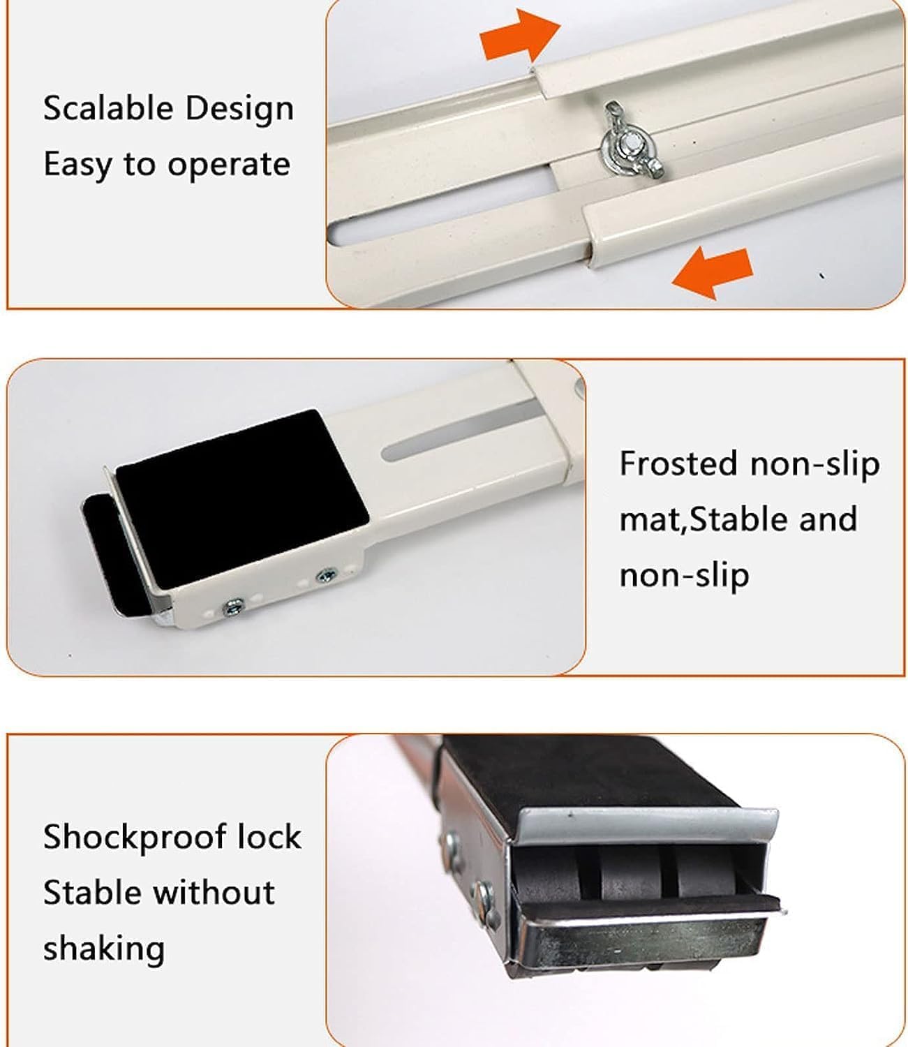 Heavy Duty Appliance Moving Stand with Anti Slip Lockable Roller Base