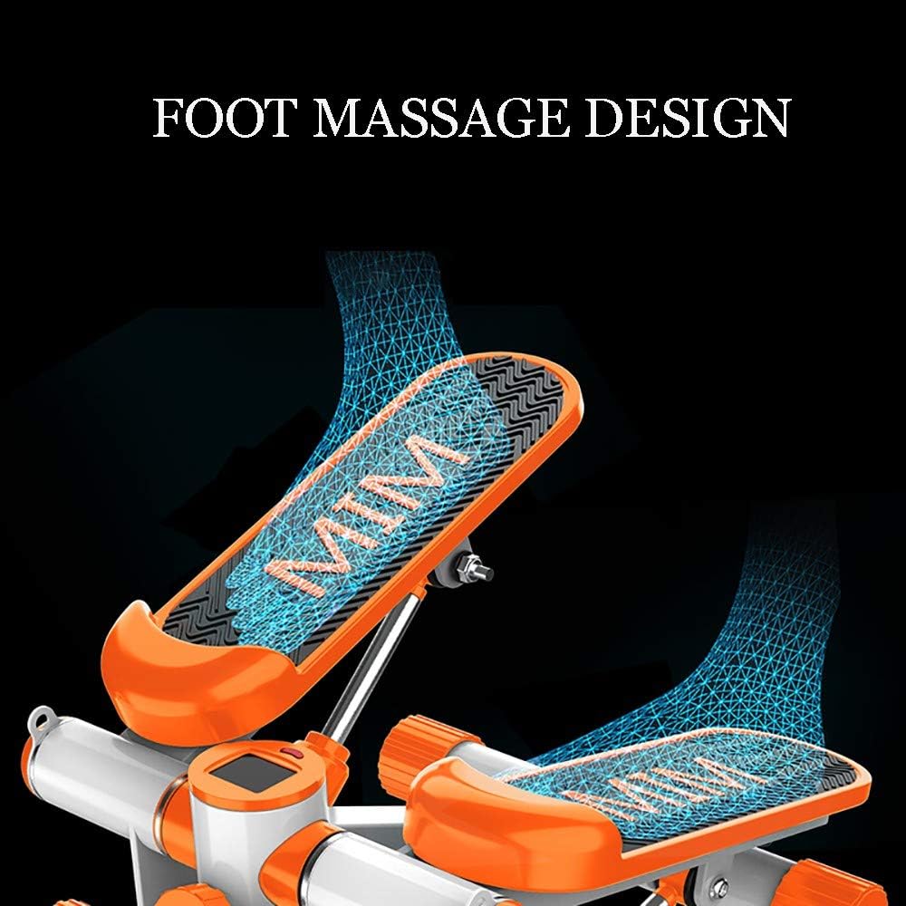 Homero Mini Fitness Stepper Machine with Adjustable Resistance Bands and LCD Display