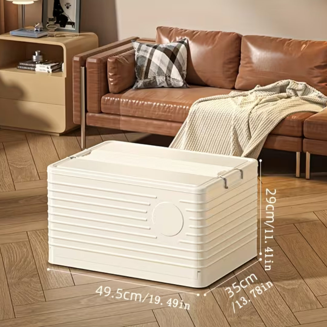 Multi Purpose Storage Utility Foldable Stackable Storage Box With Wheels