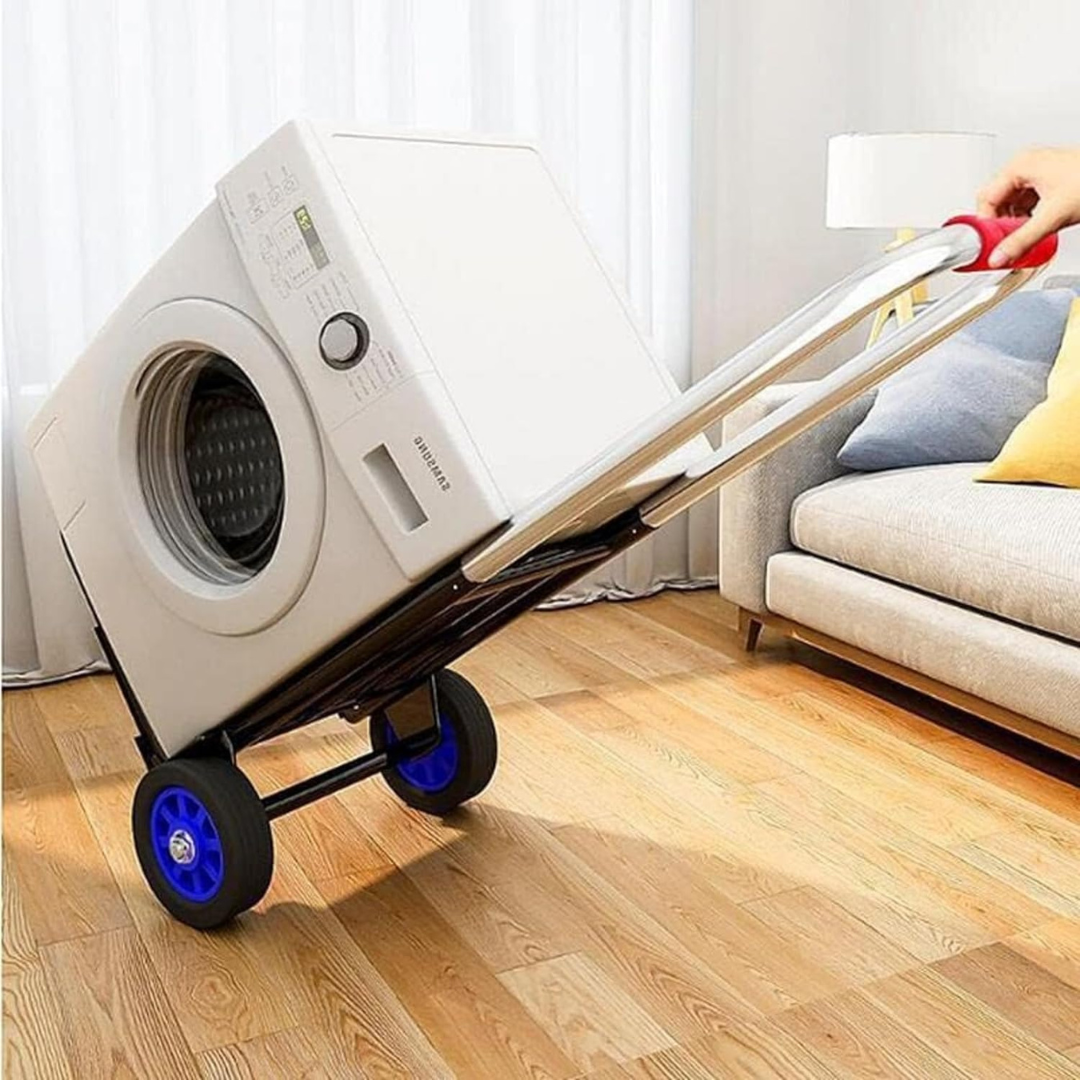 Heavy Duty Foldable Stair Climbing Hand Truck Trolley with Adjustable Handle