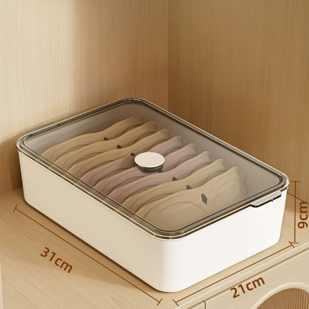 Smart Compartment Airtight Stackable Multipurpose Cloth Storage Organizer