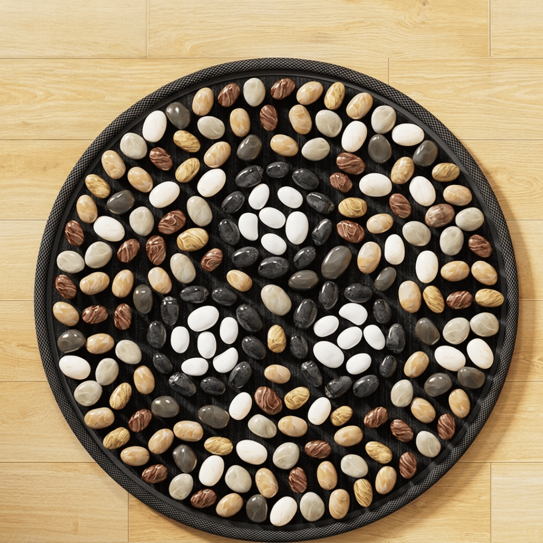 Homero Pebble Natural Soft Stone Acupressure Mat - 56cm