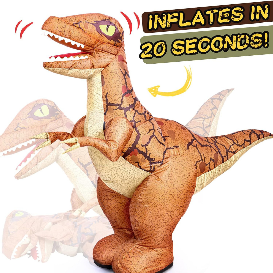 HOMERO Inflatable Kids Entertainment RC Dinosaur Toy
