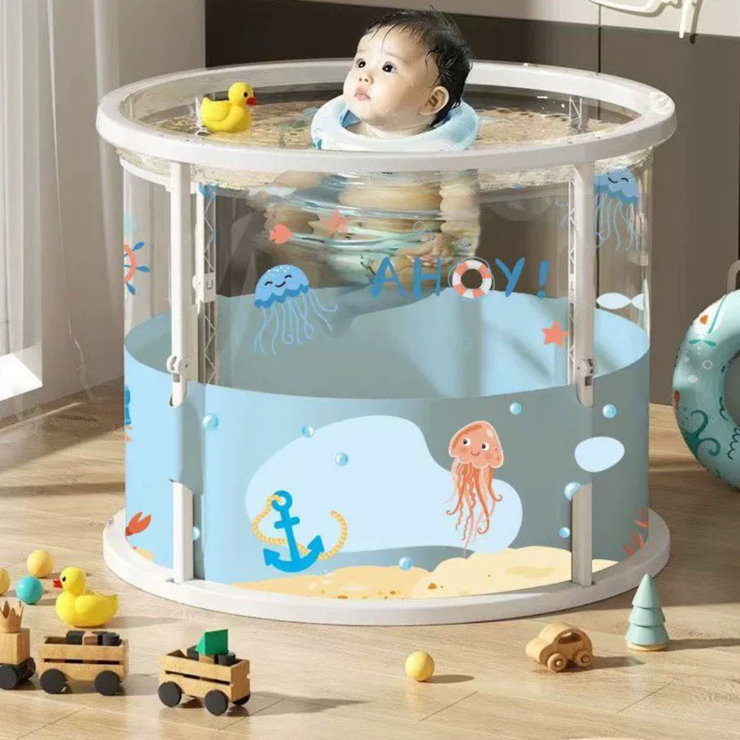 HOMERO Portable Design Transparent Foldable Large PVC Bathtub