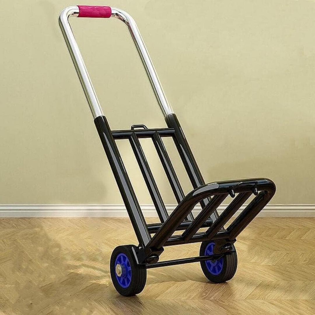 Heavy Duty Foldable Stair Climbing Hand Truck Trolley with Adjustable Handle