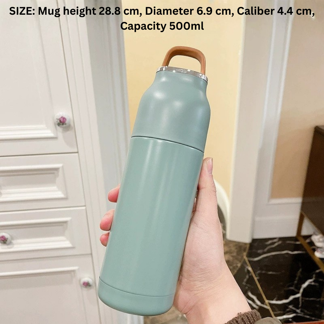 HOMERO Premium Stainless Steel Portable Double Insulated Bottle - 500ml