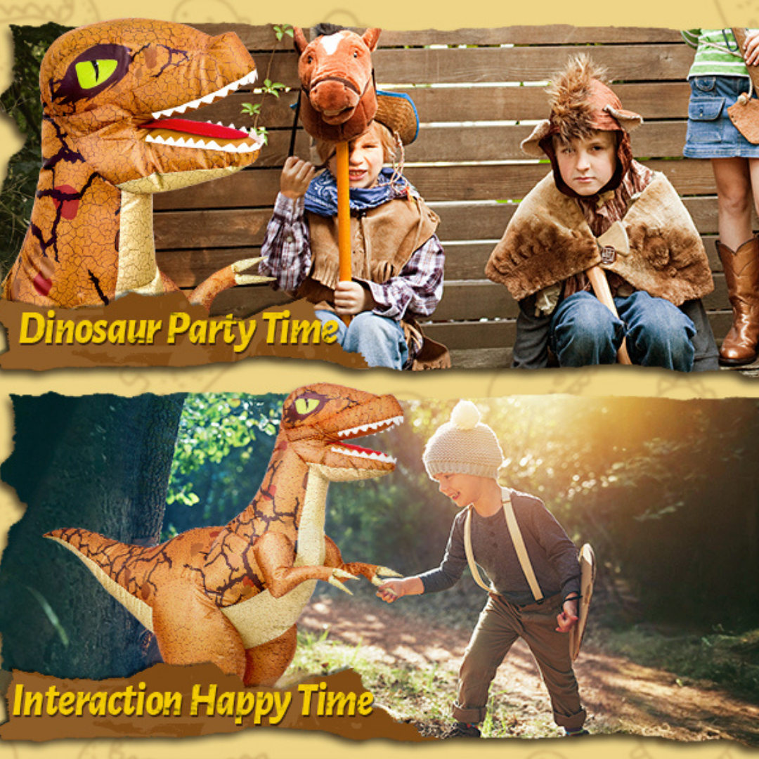 HOMERO Inflatable Kids Entertainment RC Dinosaur Toy