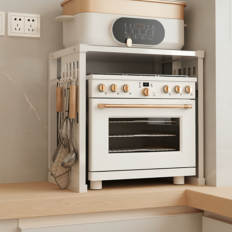 Expandable Microwave Kitchen Countertop Storage Rack