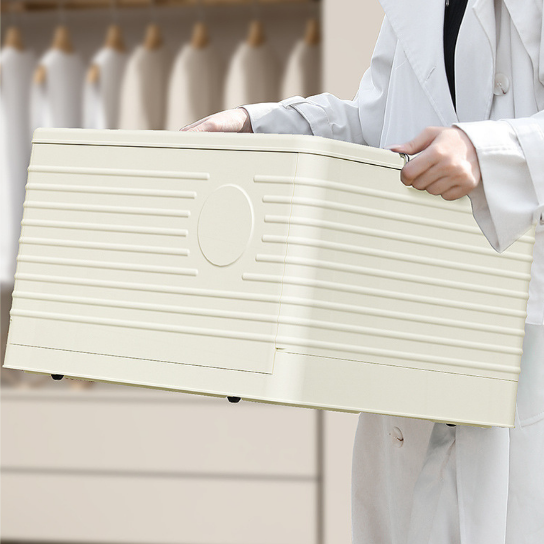 Multi Purpose Storage Utility Foldable Stackable Storage Box With Wheels