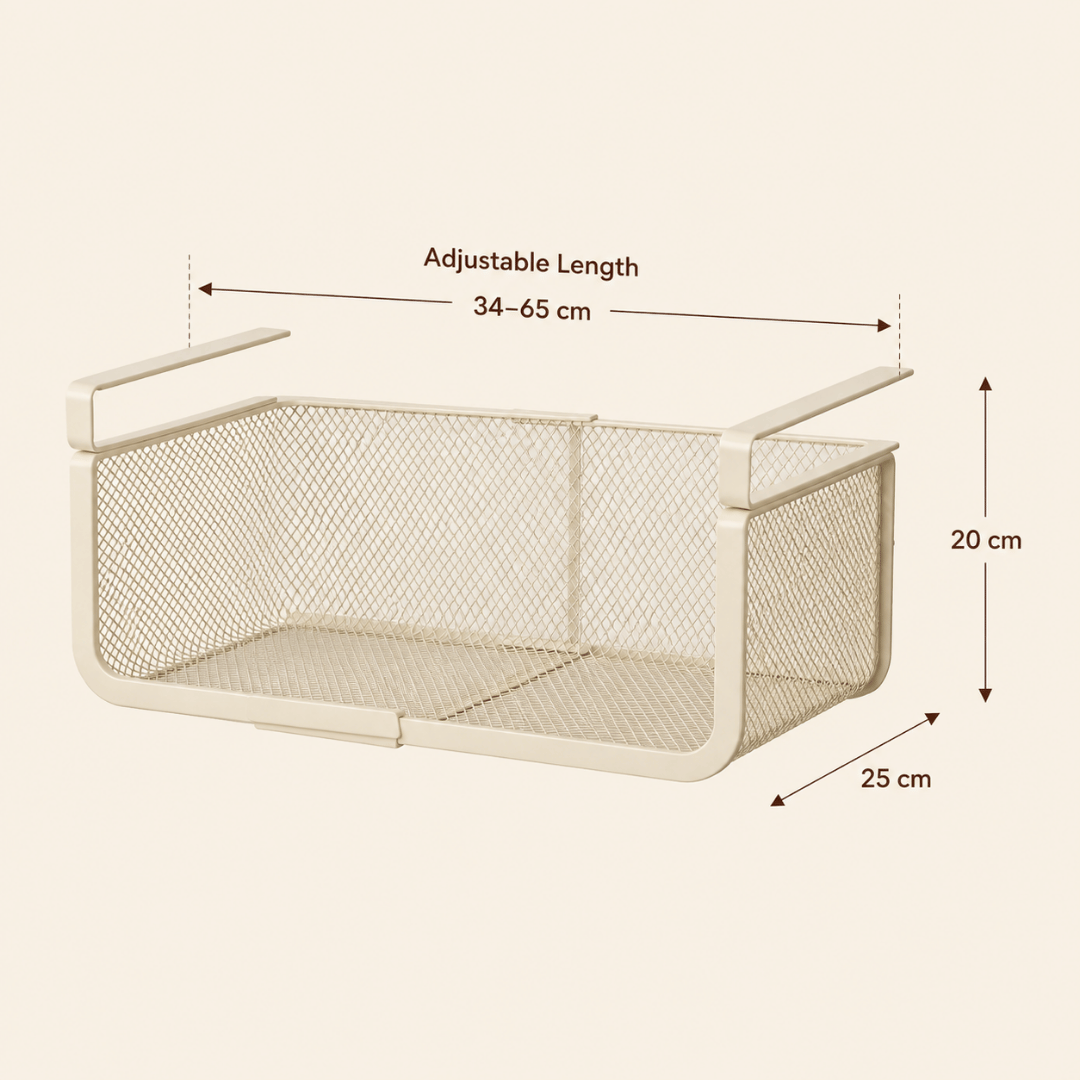 Homero Under Cabinet Expandable Storage Shelf Organizer