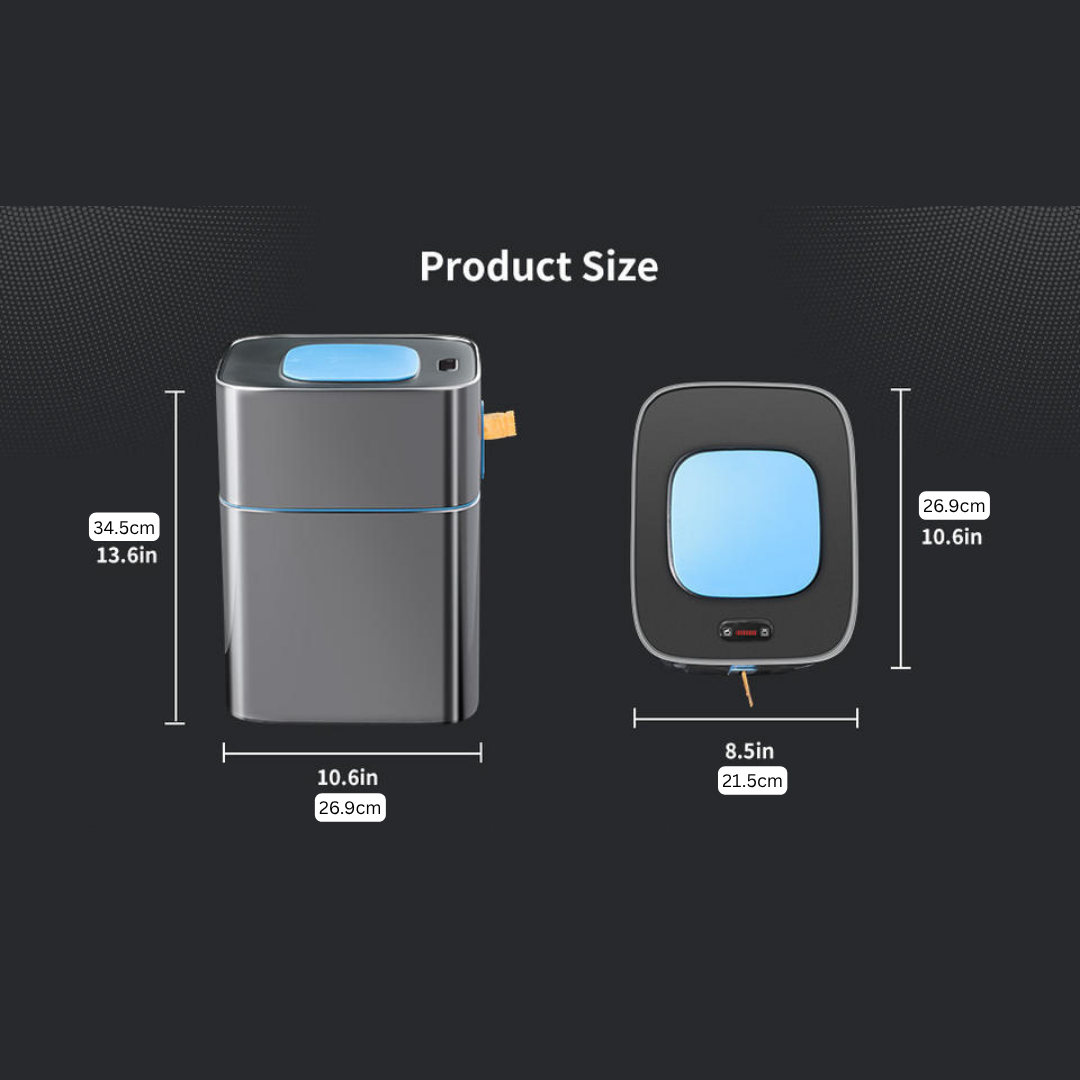 HOMERO Smart Sensor Touchless Automatic Lid Opening Trash Can