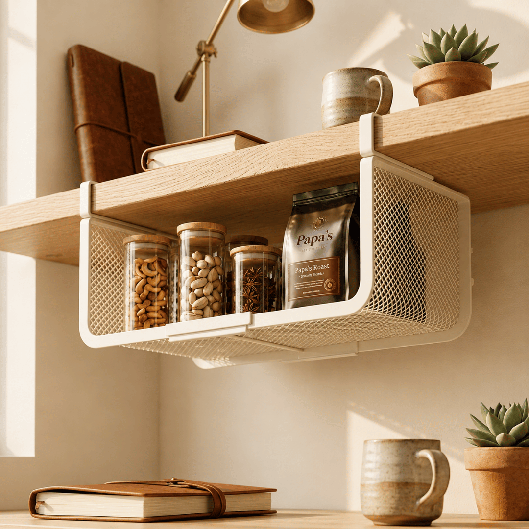 Homero Under Cabinet Expandable Storage Shelf Organizer