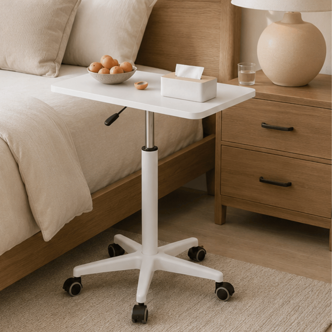 Multi-Purpose Height Adjustable Rolling Table