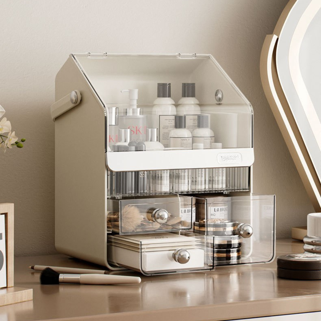 Multifunction Cosmetic Organizer with Drawers