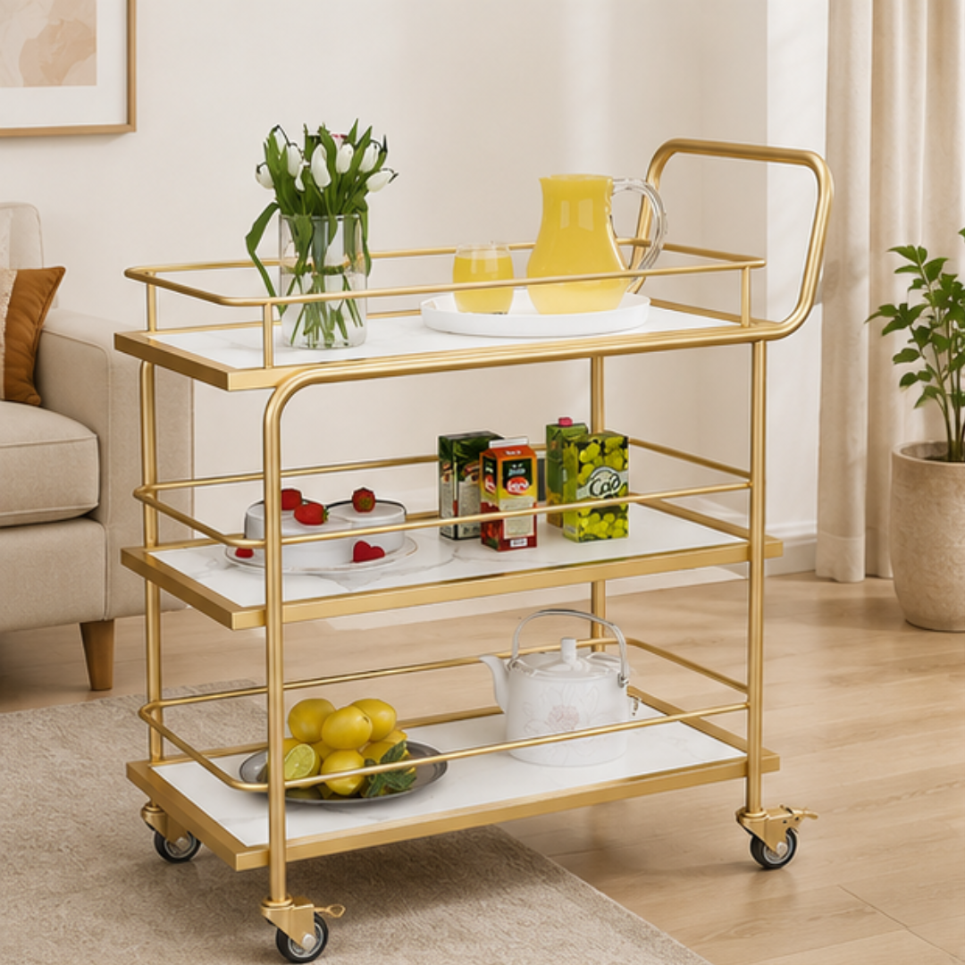 3 Tier Multipurpose Rolling Storage Cart