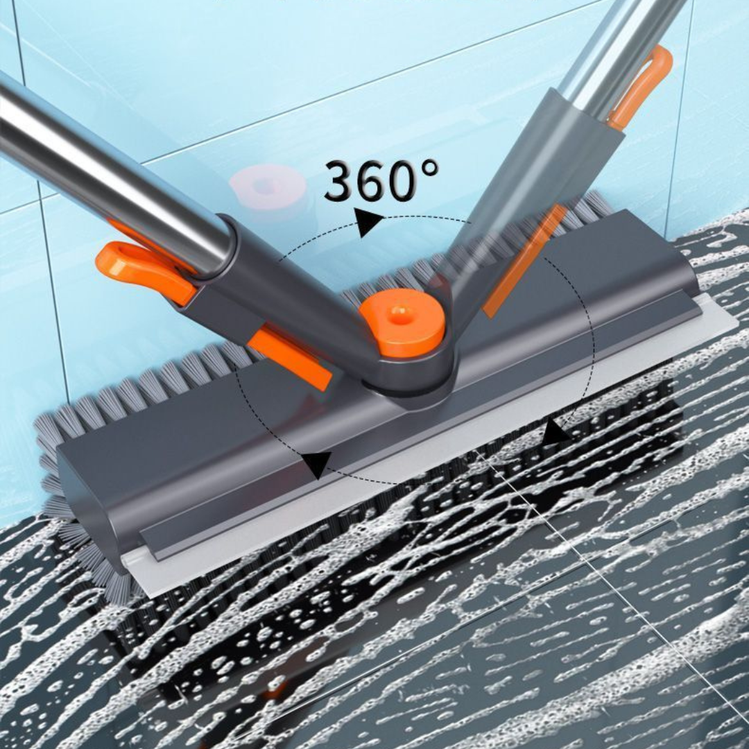 3 in 1 Floor Scrub Brush with Adjustable Long Handle