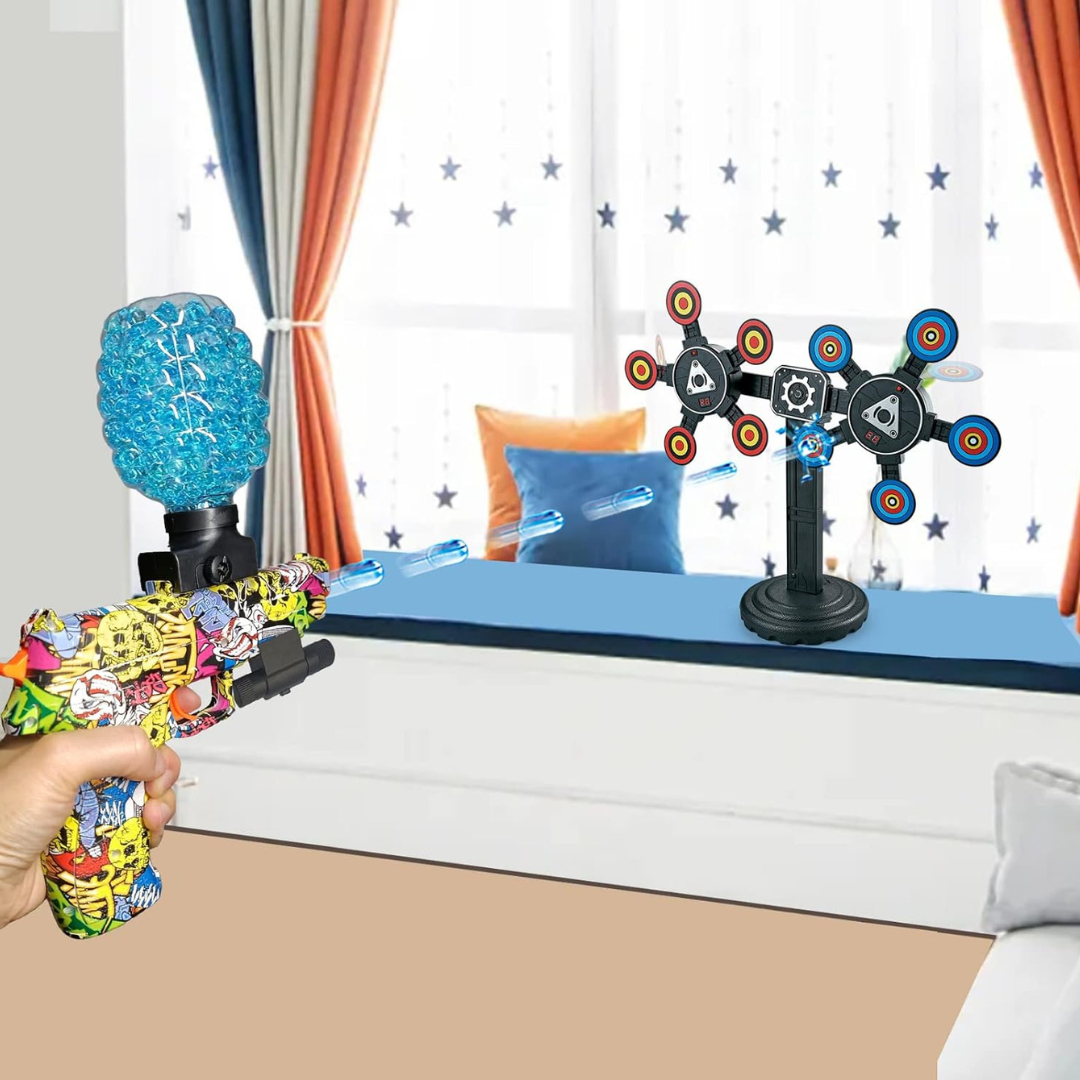 360° Electric Rotating Shooting Target with Electronic Scoring & Auto Reset