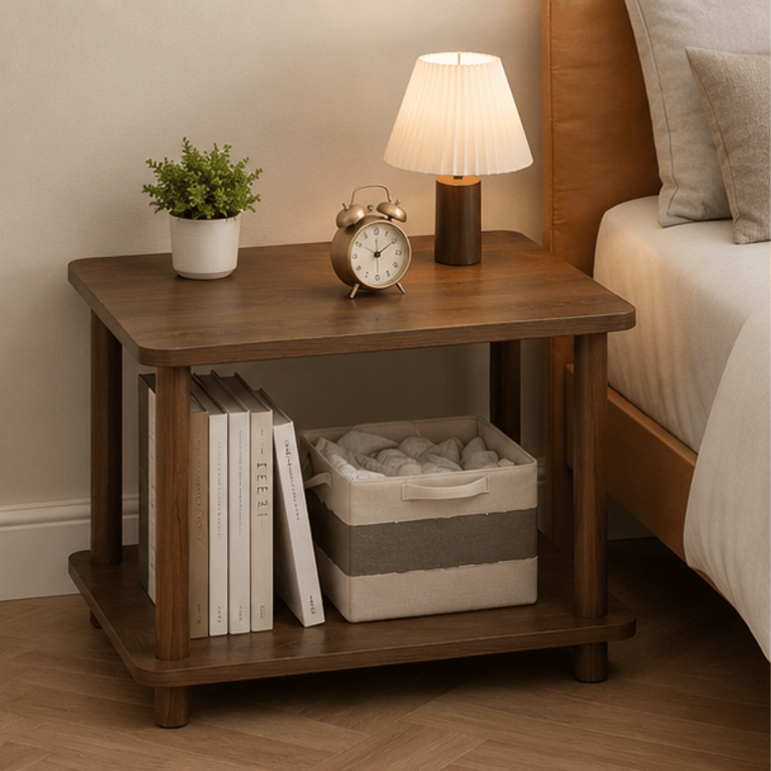 European Style Two Tier Wooden Center Table