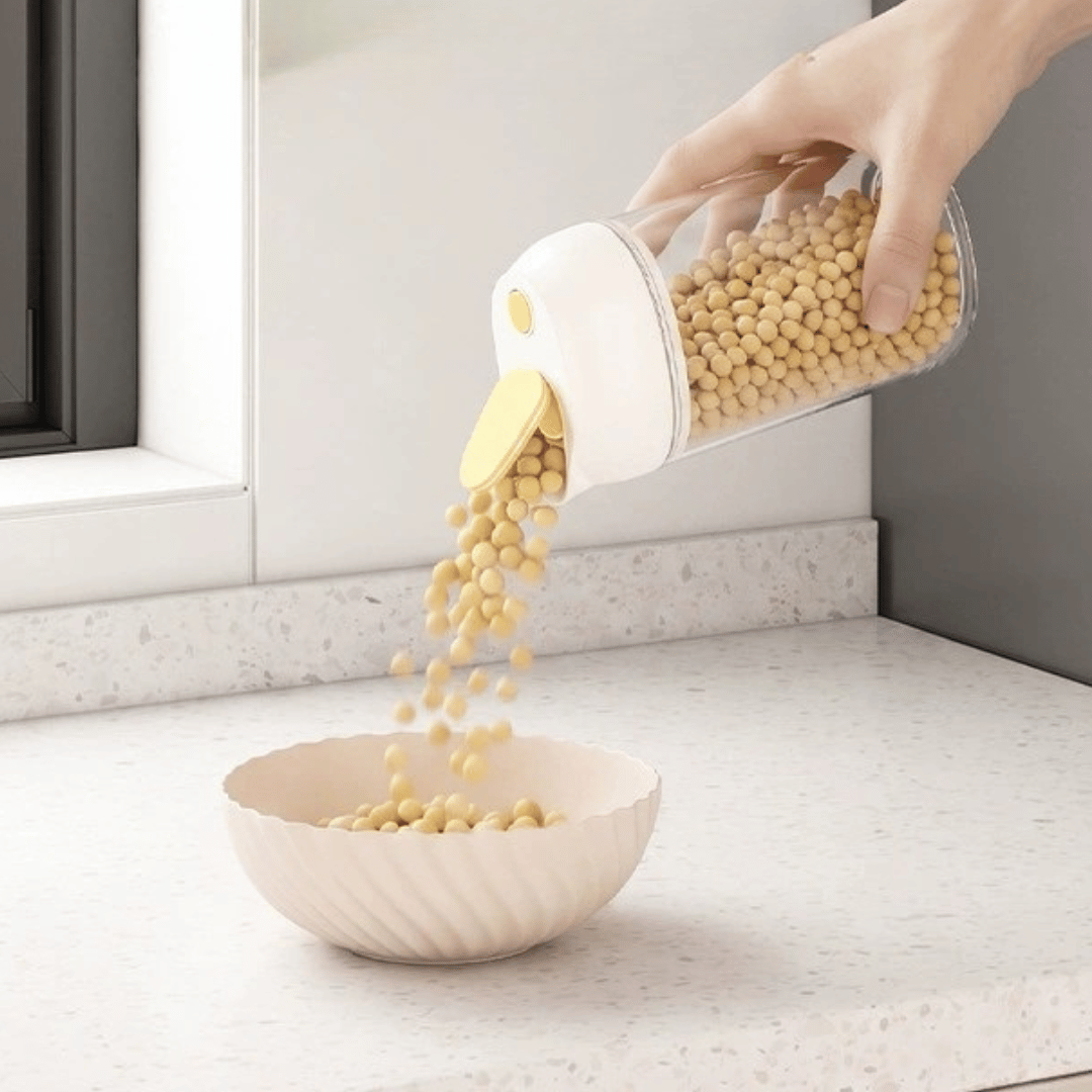 Multipurpose Clear Airtight Containers with Matching Tray