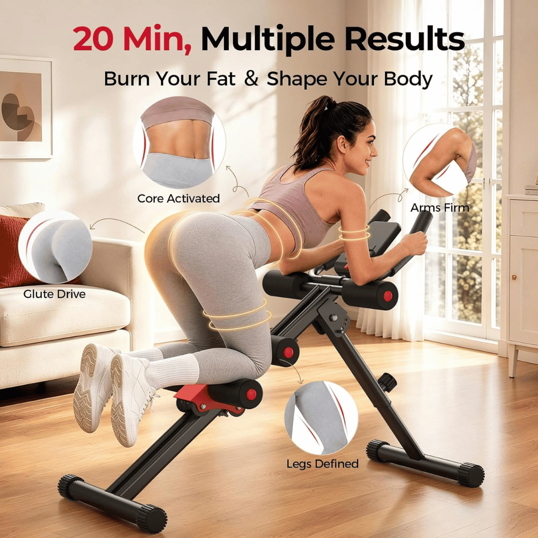 Home Gym Ab Workout Machine With Adjustable Seat