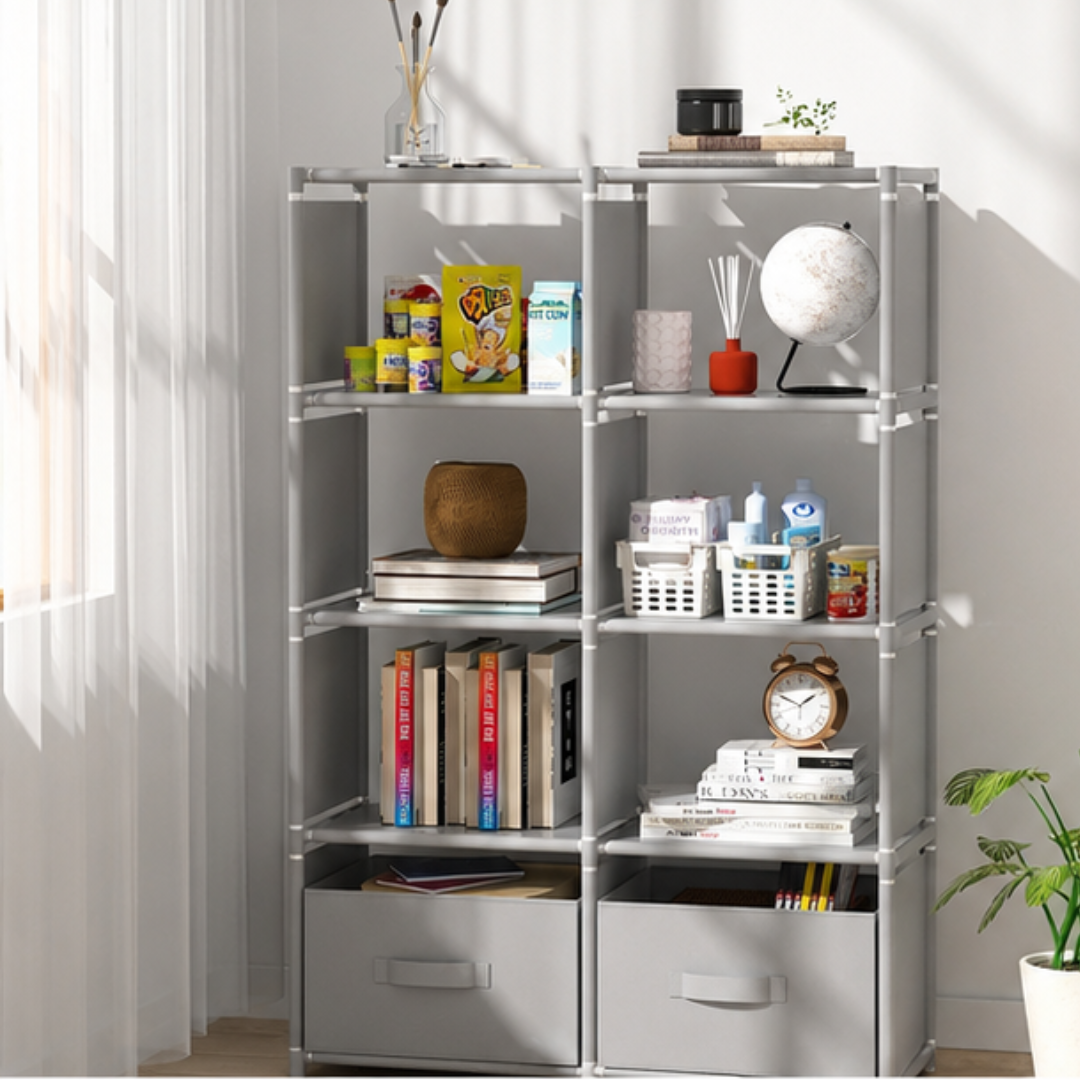 Multi-Purpose Steel Frame Storage Shelf Organizer