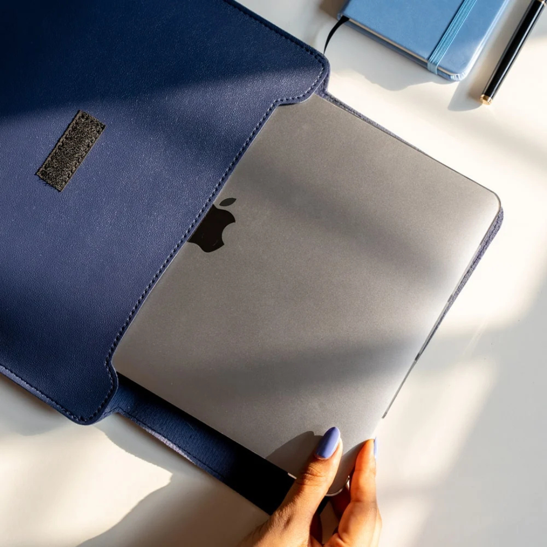 Multipurpose Personalized Laptop Sleeve with Foldable Stand and Mouse Pad