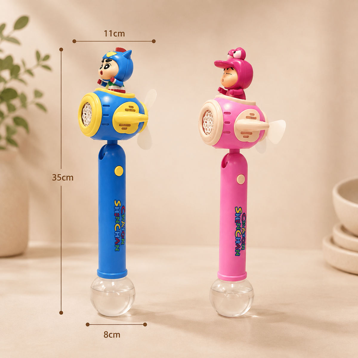 Electric Cartoon Bubble Blowing Toy with Mood Lights