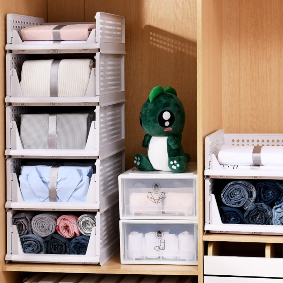 Homero Folding Drawer Style Wardrobe Organizer
