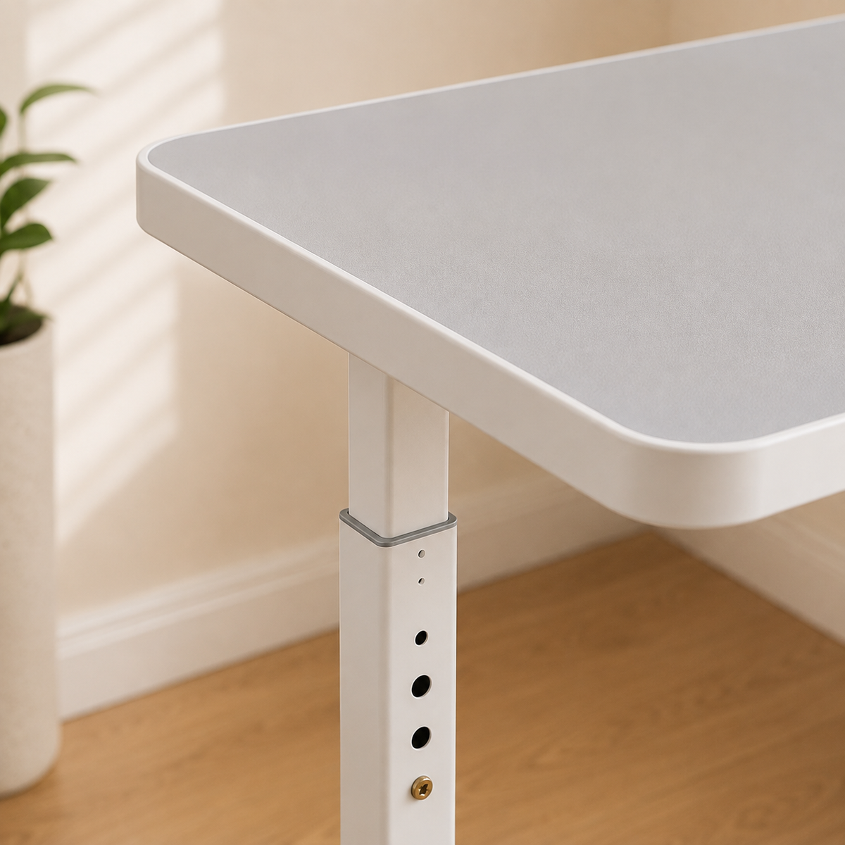 Homero Study Workstation Adjustable Height Mobile Desk