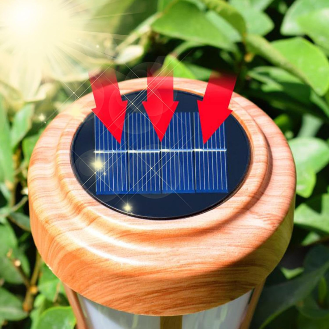Homero Solar Flame Garden Light Outdoor Waterproof Design