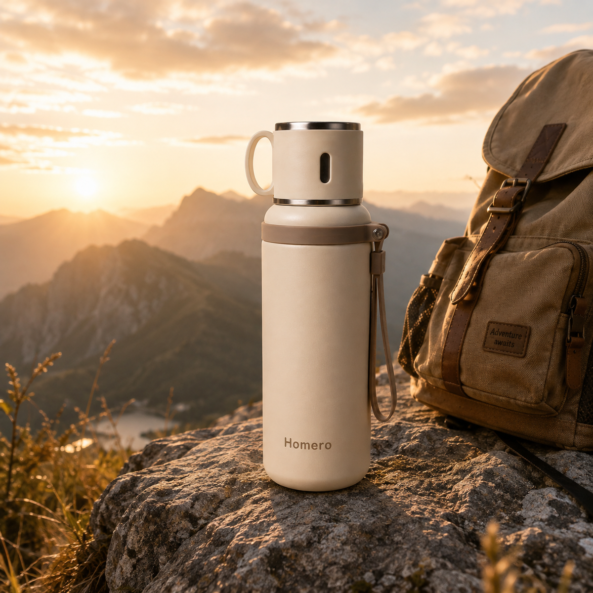 Homero Premium Stainless Steel Thermal Water Bottle - 800ml