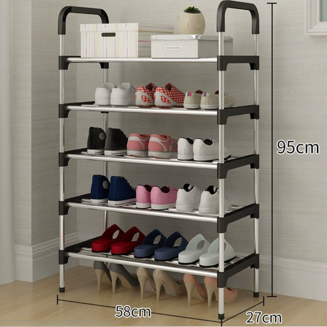 Multi Layer Stainless Steel Space Saving Shoe Stand