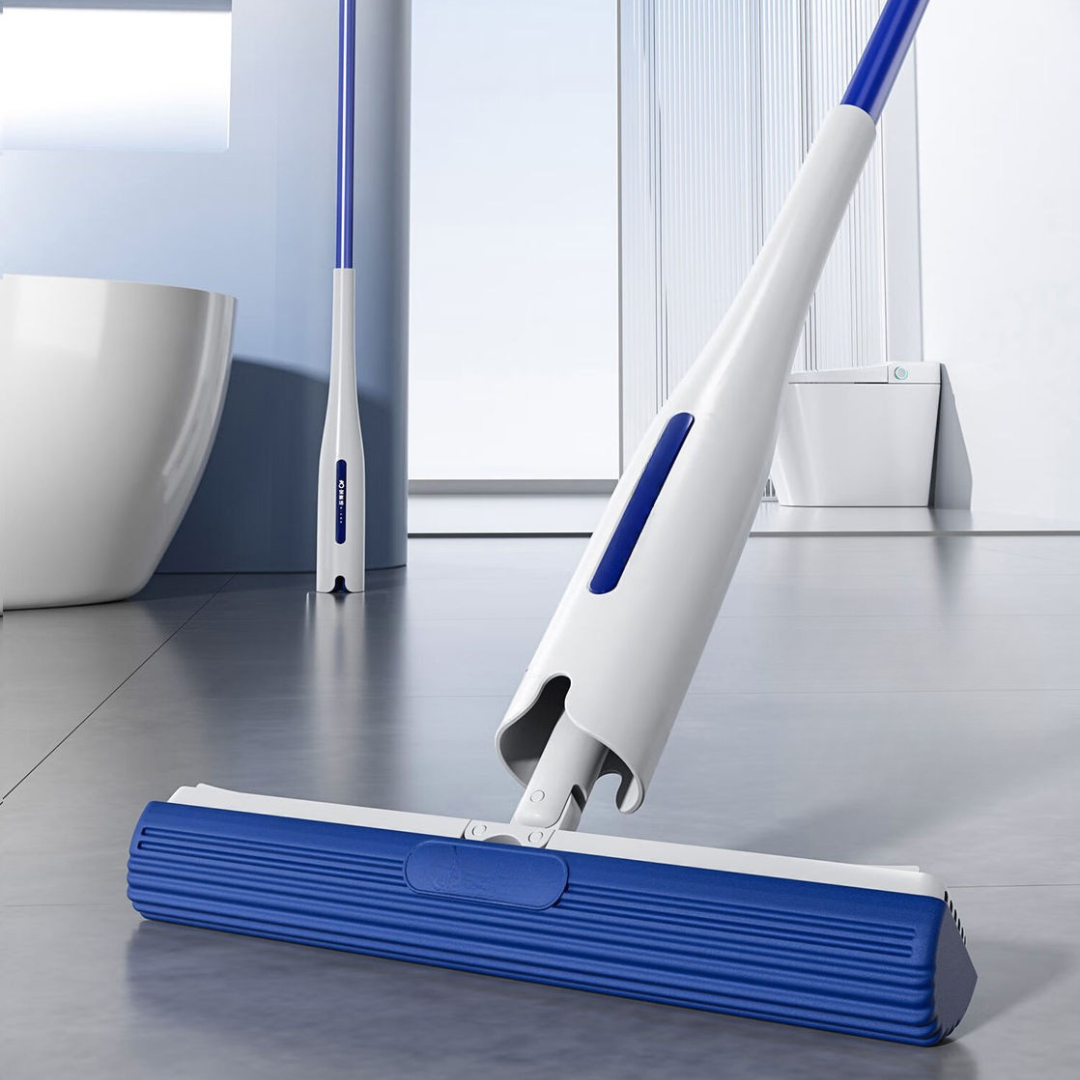 Adjustable Handle Self Squeeze Sponge Floor Cleaning Mop