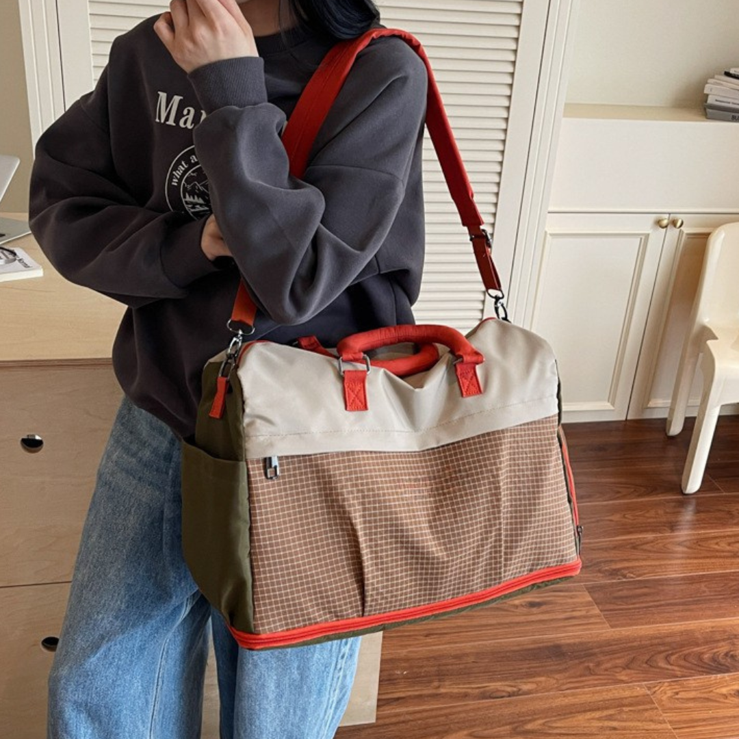 Homero Large Capacity Expandable Travel Duffel Stylish Bag