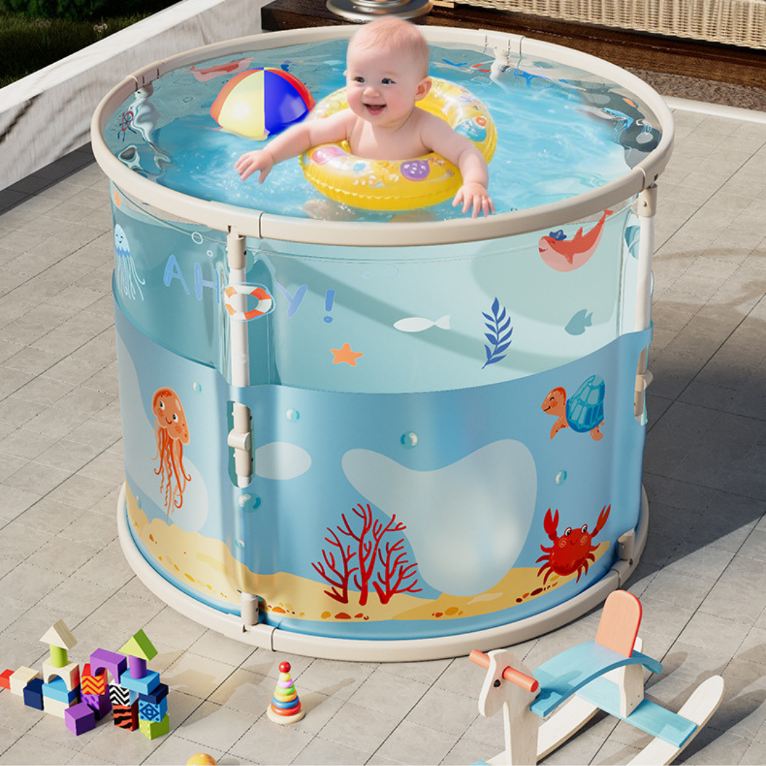 HOMERO Portable Design Transparent Foldable Large PVC Bathtub