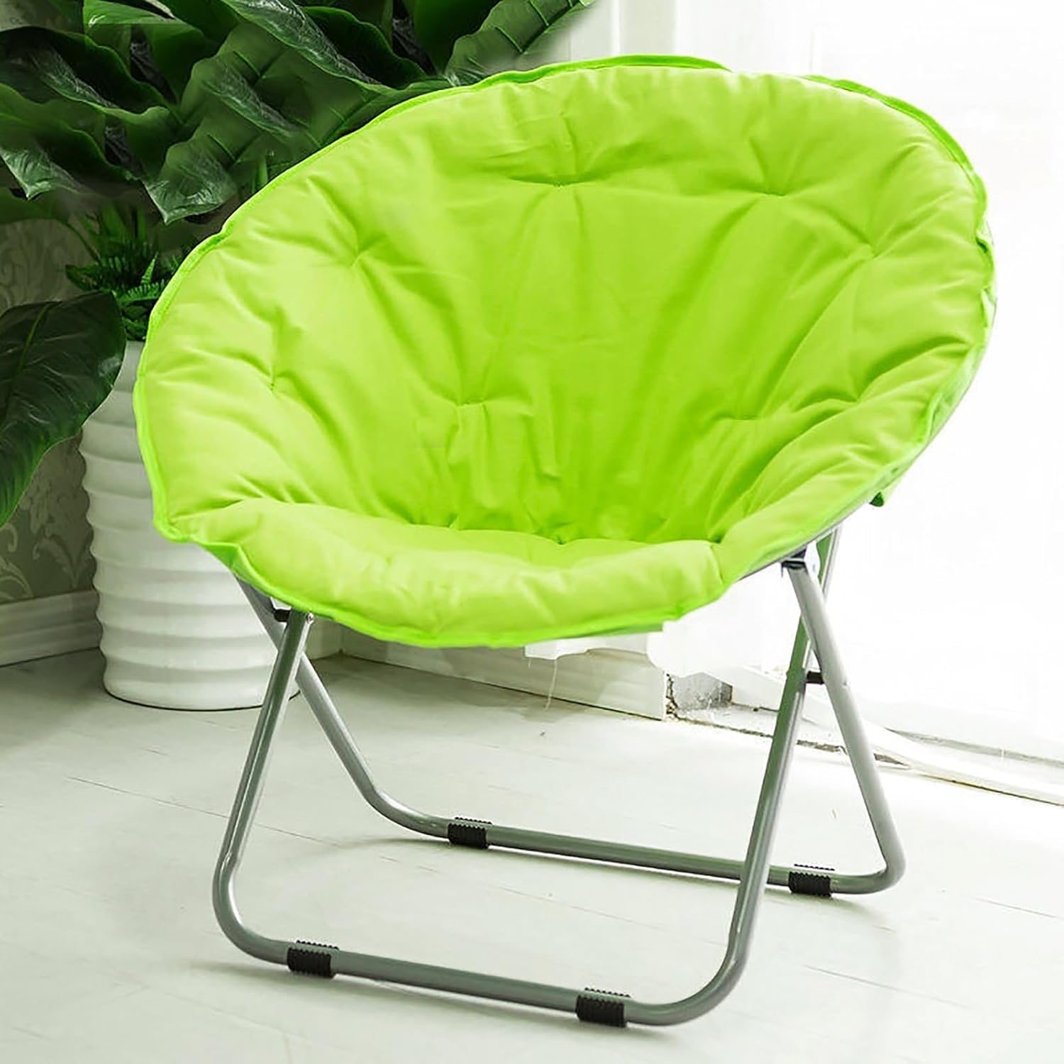 Soft Cushioned Foldable Oversized Moon Saucer Chair